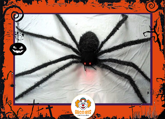 Araña Gigante Ojos C/Luz