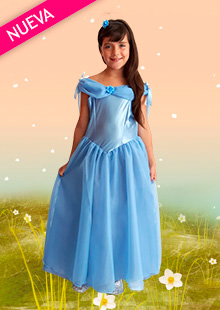 Vestido Celeste - Princesas