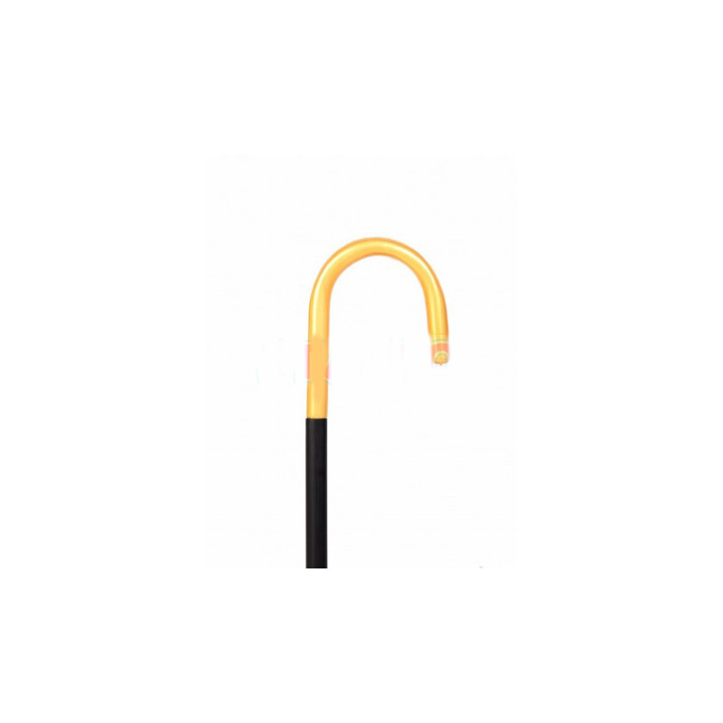 Baston Curvo con Mango Dorado - Patrio