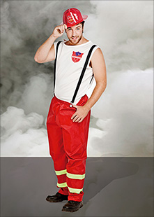 Disf. Bombero Adult.
