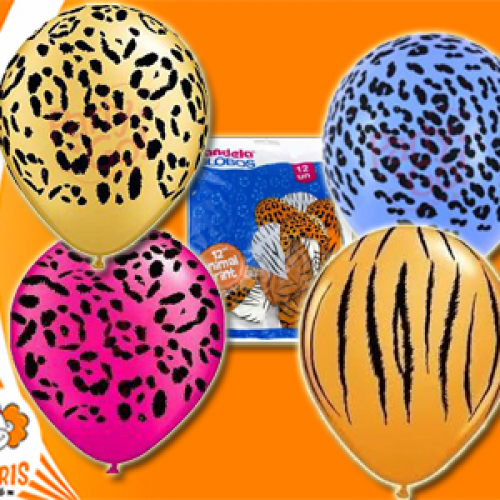 Globos Candela Animal Print
