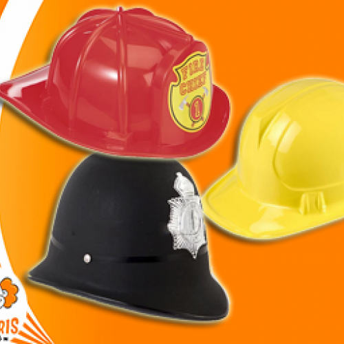 Casco Lux Bombero, Policia y Constructor