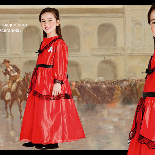 DISFRAZ DE DAMA ROJO