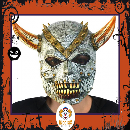 Careta Latex Demonio Vikingo