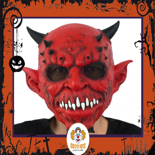 Careta Latex Demonio 