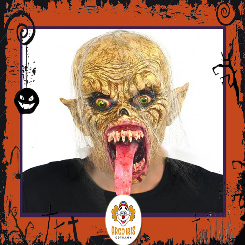 Careta Latex Monstruo C/Lengua