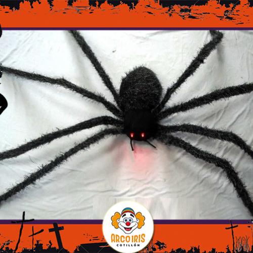 Araña Gigante Ojos C/Luz