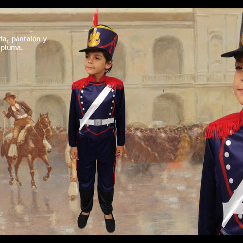 DISFRAZ DE GRANADERO